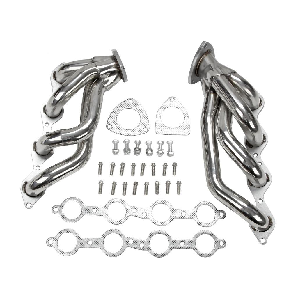 Exhaust Manifold Header Fit Chevy Avalanche Silverado Tahoe GMC Sierra 4.8L/5.3L 2000-2006