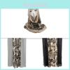 Chiffon Scarf With Ink Wash Style Embroidery For Women Cold Weather Accessories