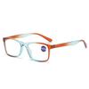 Fashionable New Square Full-Frame Hd Hyperopia Glasses Neutral Fashionable New Blue Light Blocking Reading Glasses +3.5+4.0
