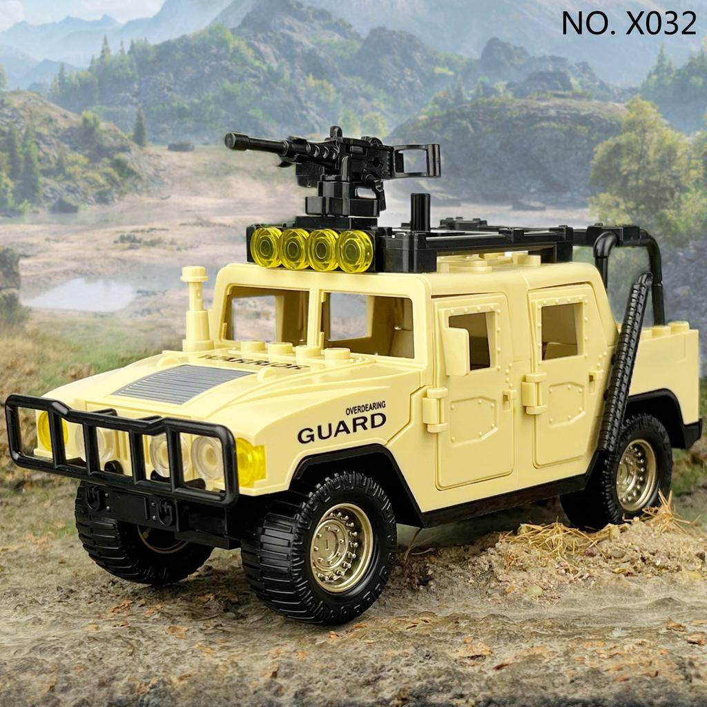 Stavebnice Pouštní terénní vozidla Vojenská řada Dětské stavební kostky Dárek jako hračka