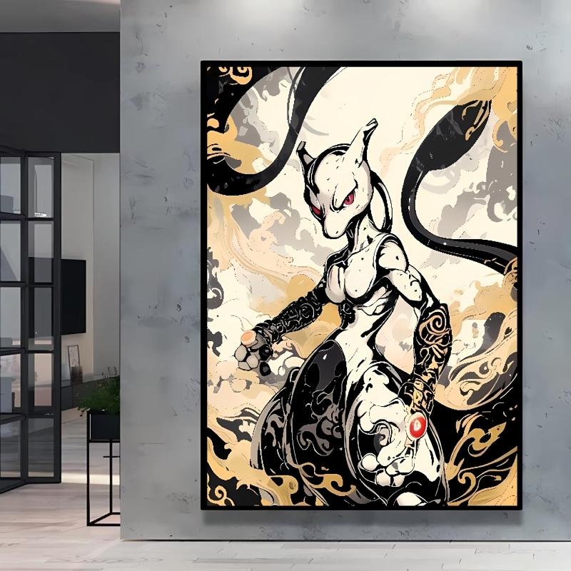 Hot Anime Poster Pokemon Squirtle Canvas Painting Hd Images High Quality Art Home Children's Bedroom Wall Decor Holiday Gifts