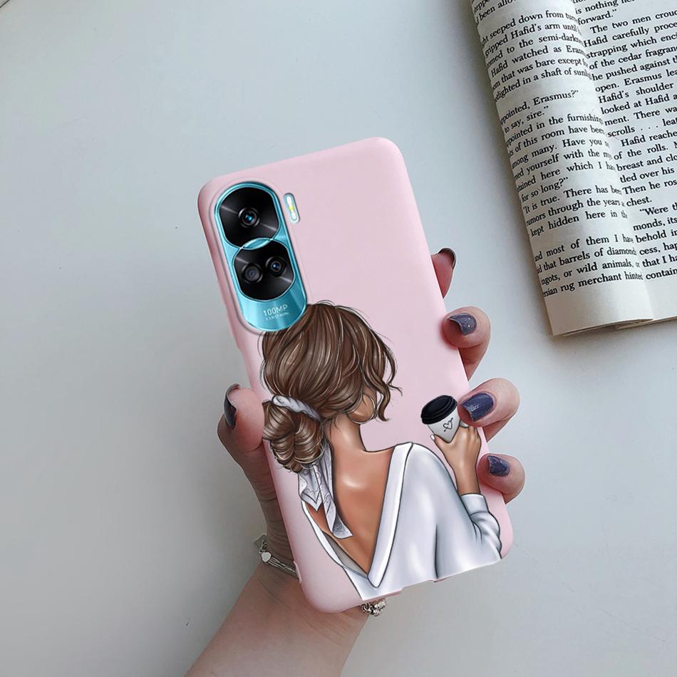 For Huawei Honor 90 Lite Case Honor90 Lite Soft Silicon Super Mom Baby Fashion Girls Back Cover for Honor 90 Lite 5G 6.7" Fundas