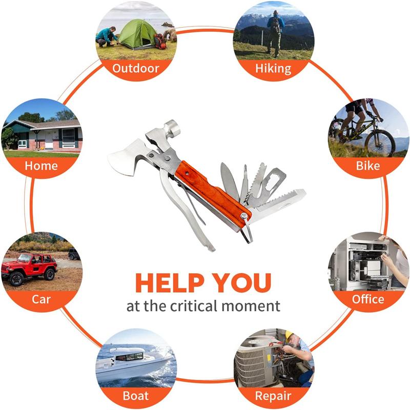 Traveler Multitool MTA83-1 / 15 Tools / for Tourism / Fishing / Car / Case