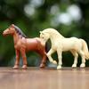 Pvc Horse Model Miniature Figure Set With Three Poses For Home Decor And Collectors