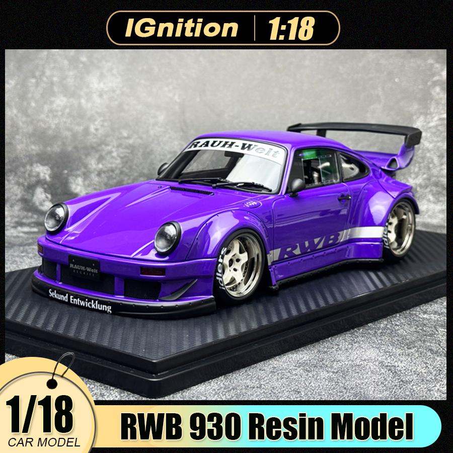 IGnition Model 1:18 scale RWB 930 car model Static display Holiday gift Collection die cast models