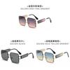 Punk Rock Metal Frame Sunglasses With Uv400 Protection For Fashion And Outdoor Activities