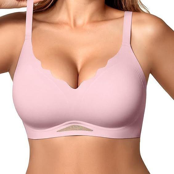 Europe and the United States Plus Size TK Explosion Big Chest Gathering No Steel Ring Full Cup No Trace Comfortable Sports T-shirt Bra