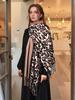 Vintage Leopard Print Pashmina Scarf Tassels Shawl Woman Winter Warm Scarves Windproof Foulard Cashmere Like Muffler Wraps