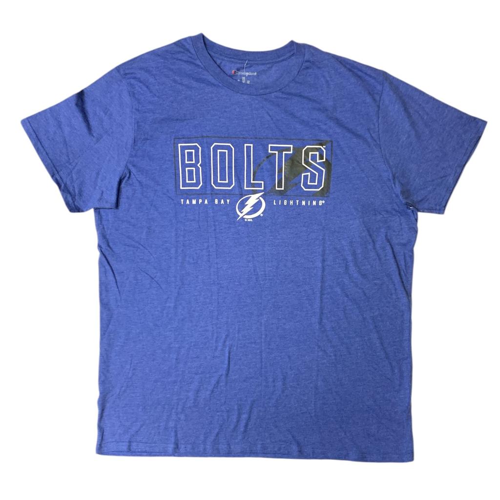 NHL Men's Easy Care Graphic Print Short Sleeve Shirt (Tampa Bay Lightning, XL) Unisex T-Shirt
