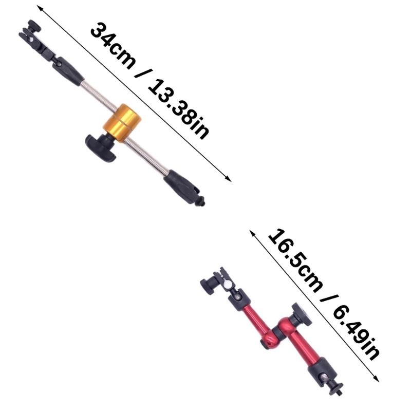 Aluminum Alloy Articulating Dials Indicator Holders Magnetic Mount Accuracy Measurement Tool For Workshop Lab Applications