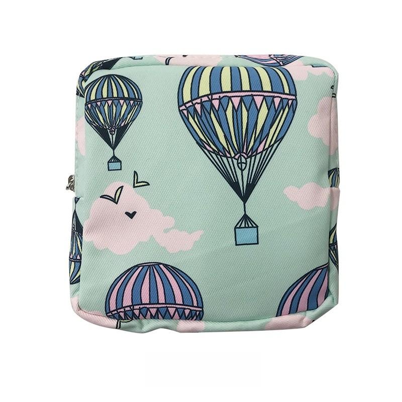 Cotton Sealed Sanitary Pad Storage Bag For Girls With Portable Handheld Design