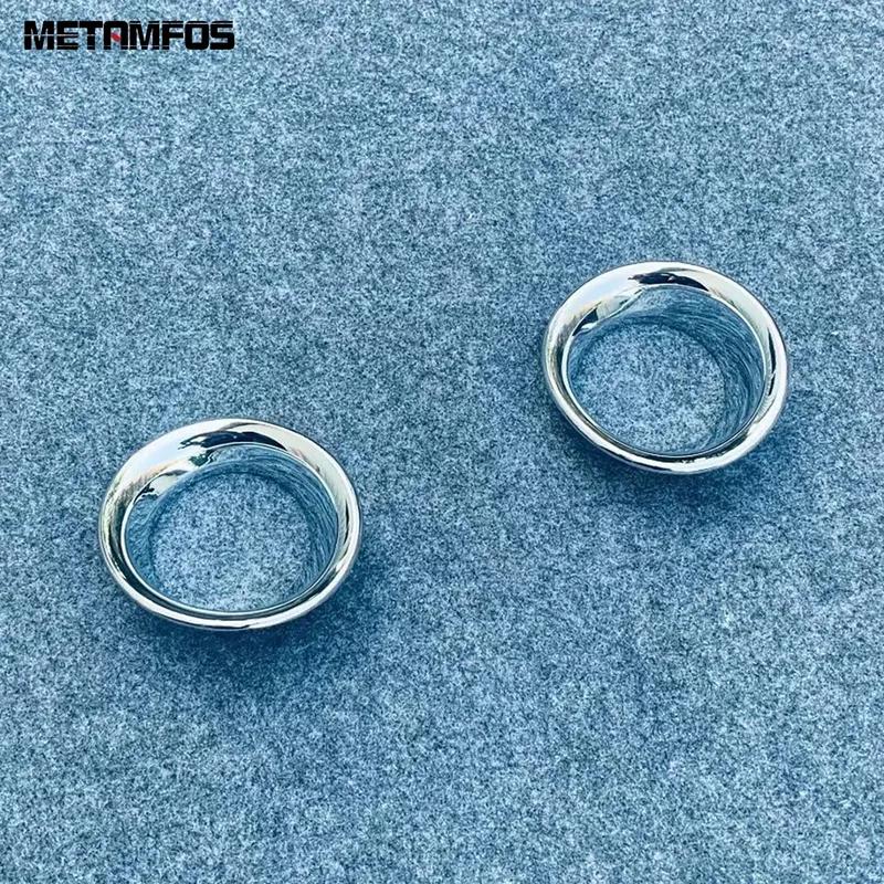 Front Fog Light Lamp Cover Trim For Toyota Harrier Venza -2024 2025 Chrome Foglight Protector Bezel Accessories Car Styling