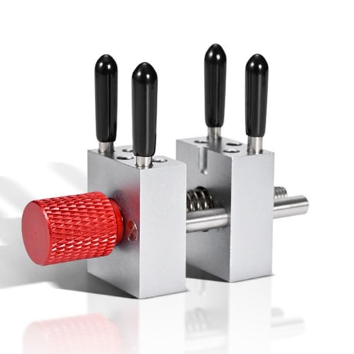 JUSTVEL Mini Metal Vise, Desktop Mini Vise for Plastic Models, Gundam Model Kits, and Other Small Fixture Clamps