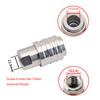 Self-Locking 1/4" Quick Connector Holder With Various Fitting Thread M14 G1/4 M22 For High Pressure Wash Gun