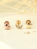 Minimalpiercing [0.8Mm] 14K Internal Mini Chubby Moon Star Heart Labret Piercing Earrings