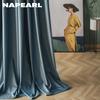 1PC NAPEARL 70-80% Blackout Simple and Elegant Textured Curtains Solid Color Soft Polyester Curtains for Living Room Bedroom Home Decor