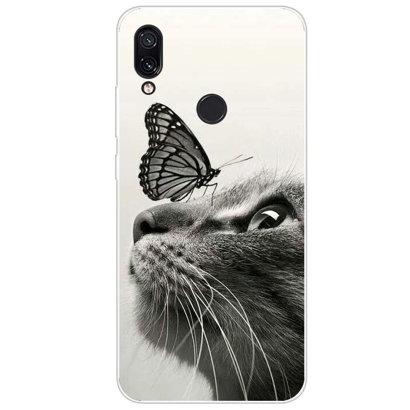 For Xiaomi Redmi Note 7 Case Flower Animal Cover Silicone Case For Redmi Note 7 Pro Note7 Bumper Shockproof Phone Case Coque