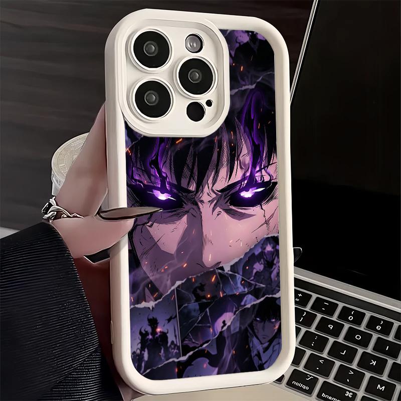 Phone Case for iPhone 17 Air 16E 15 16 Pro Max S-Solos L-Levelings Anime Cover 14 Plus 13 12 Mini Soft Shell Silicone Fundas