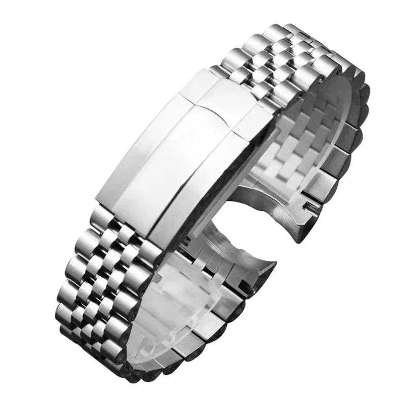 Rolex Oyster Perpetual Datejust DAYTONA SUBMARINER 904 Paslanmaz Çelik Lüks Saat Kayışı için Saat Bilekliği Saat Kordonu 20/21mm