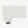 Self-Adhesive Vinyl Decorative Panel With Print 120X60 Cm Geometric Line Pattern