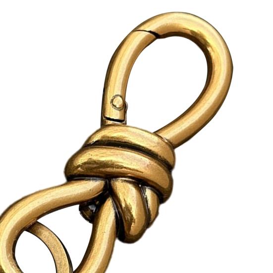 Keychain Hook Durable Spring Movement Handmade Knotted Pendant Handcrafted Rotating Rope Hook Keyring Accessory