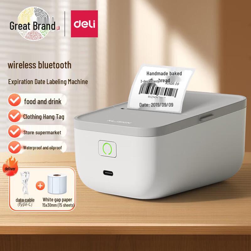 Deli Portable Thermal Label Printer