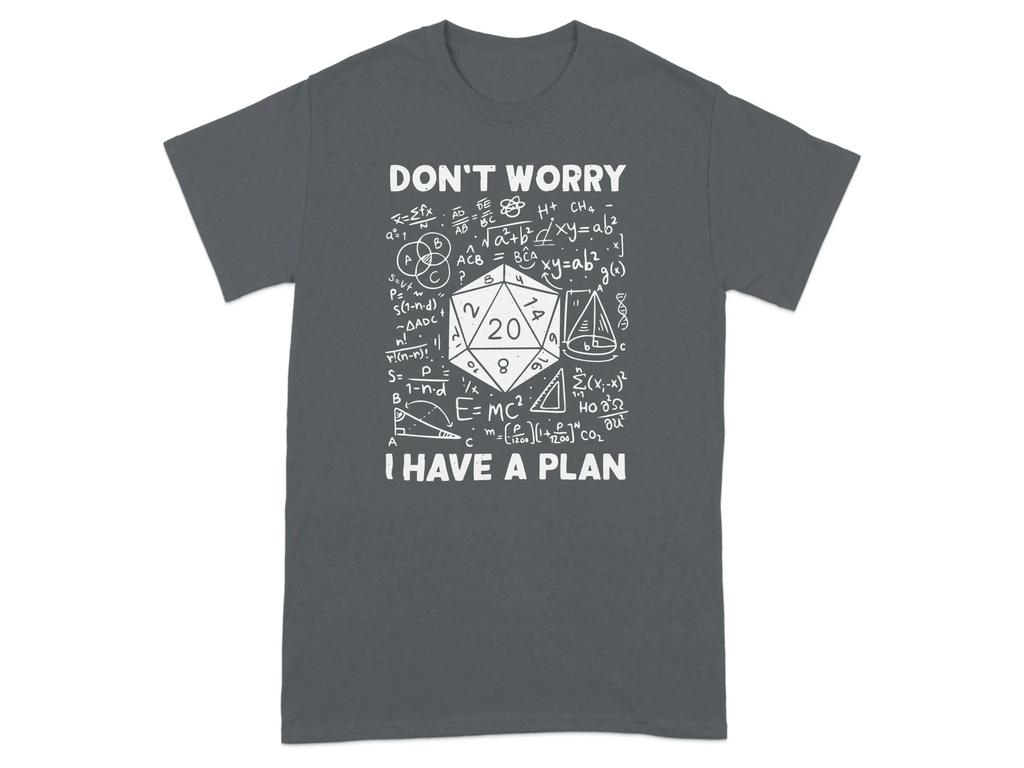 Lustiges Dungeons Würfel T-Shirt Lustiges Mathe Nerds T-Shirt Humorvolles Mathe D20 Design Geschenk für Mathelehrer Nerdiger Mathe Enthusiast T-Shirt