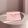 Portable Jewelry Pouch Creative  Earrings Multi-Layered Pu Leather Jewelry Bag