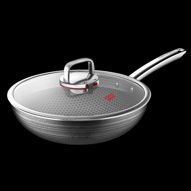 KÖBACH 6th Gen Double Honeycomb 32cm Wok