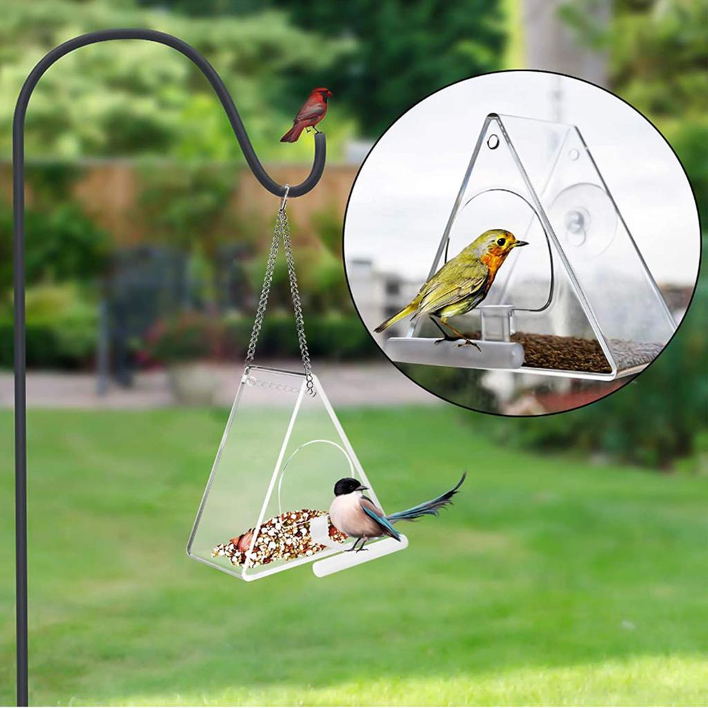 Outdoor Bird Feeder Outdoor Acrylic Windbreak Ball Bird Feeder