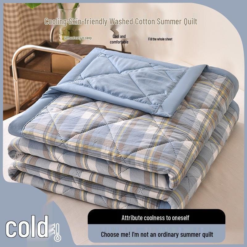 Washable Cotton Summer Quilt: Perfect for Events, Gifts, and Air Conditioning Use