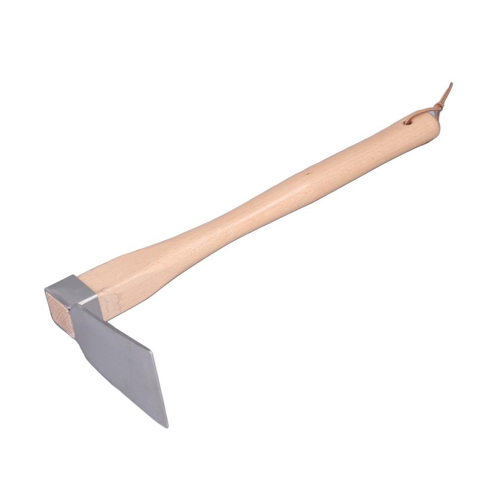 Edelstahl Hacke Silber Geschmiedete Hacke Langlebige Gartenhacke