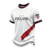Men's Casual Lightweight Breathable Short Sleeve Crew Neck T-Shirt England 2026 Printed Design Comfortable Fit Sportswear
