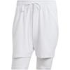 New Free Shipping With AdiClub Tennis Pro Aeroready Shorts And Inner Shorts Set IS8097