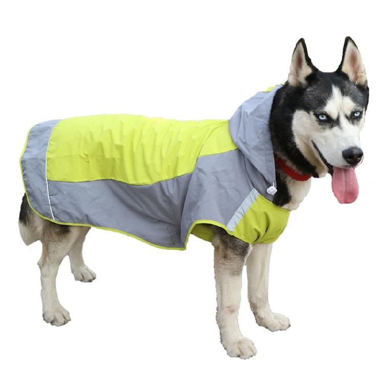 Windproof Dog Rainsuit Pet Hooded Raincoats All Seasons Pet Jackets Dog Supplies