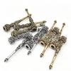 Vintage Alloy Bolo Tie Ends RetroTips Clasp Alloy Cord Ends Kit DIY Crafts Findings Bolo Necklace Replacement Cord End Caps 12pcs