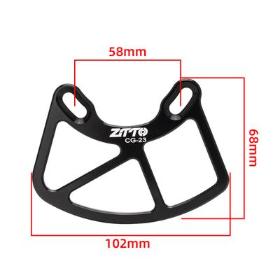 MTB Bash Guard Fahrrad Kettenschutz Fahrrad Kettenschutz Aluminiumlegierung Kettenschutz Fahrrad Kettenzubehör für Mountainbike