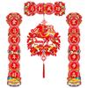 Felt/Flocking Horse Year Couplet Chinese New Year Decor Horse Year Banner