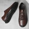 Italian Men's Genuine Leather Casual Shoes Wear Resistant Outdoor Mountaineering Shoes Men's Oxford Shoes Versatile Sports Shoes