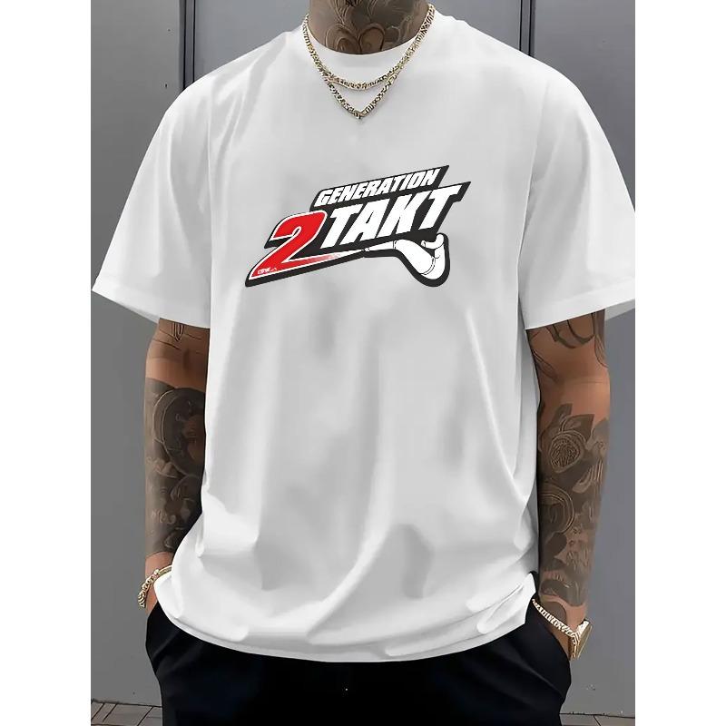 

Summer Men T Shirt Short Sleeve Regular Lightweight Soft Stretchable Casual Top for Men S белый
