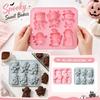 Silicone Chocolate Molds Halloween Candy Silicone Witch Devil Baking for Fondant