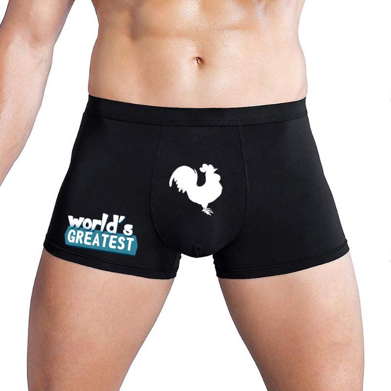 Varsbaby Men's Print Fun Pattern Panty Thin Trendy Panty