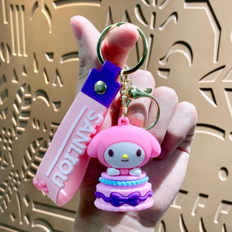 Креативный брелок-подвеска с куклой Куроми и подвеска-шарм Sanrio в виде торта для сумки и украшение для автомобиля - Подарок Single OPP Bag
