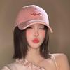 Distressed Perforated Duckbill Cap Cotton Baseball Cap Embroidery Adjustable Deep Fit Baseball Cap For Big Head Daily Hiking