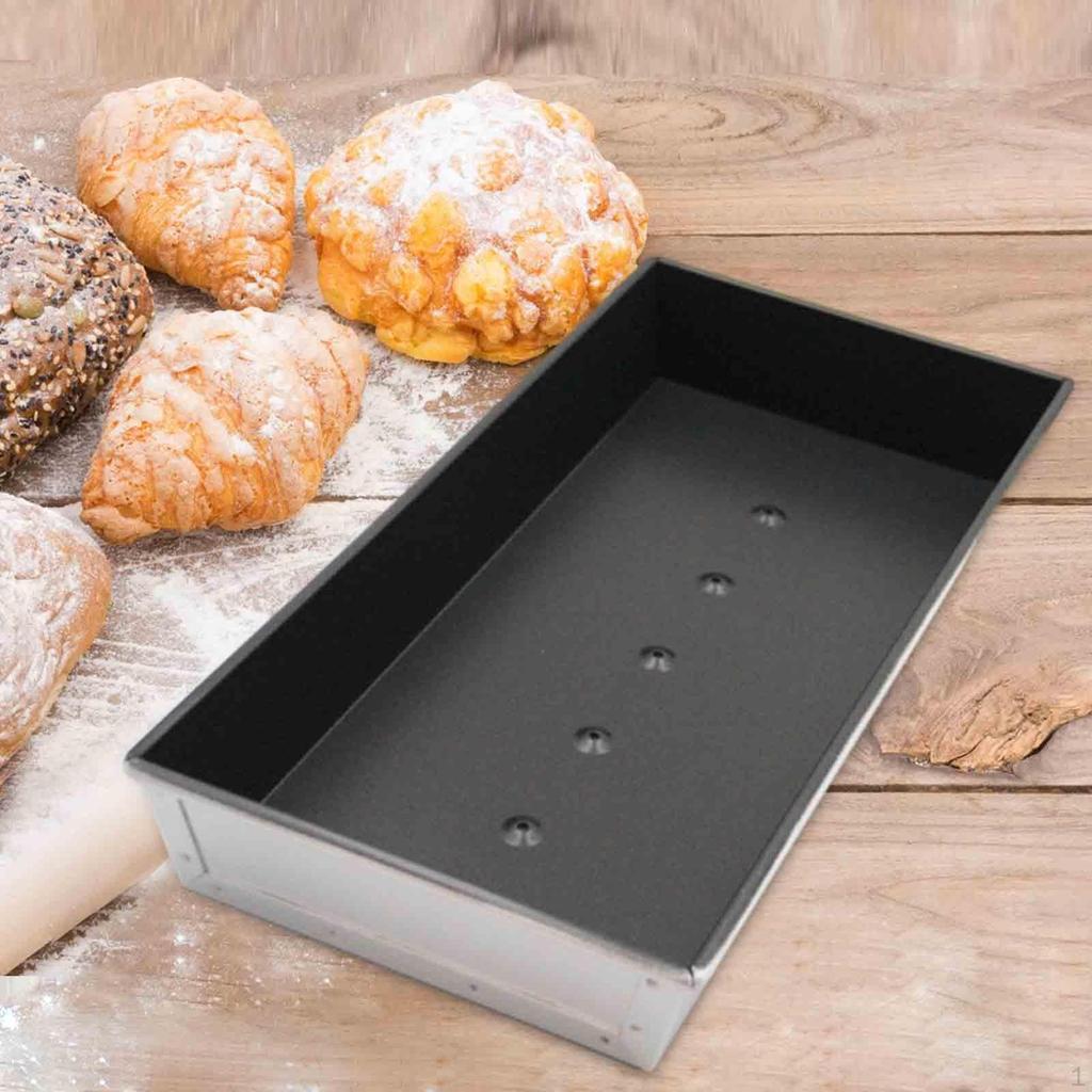 Loaf Pan Springform Nonstick Holes Toast Cake Zinc Alloy Reusable Bakeware Maker
