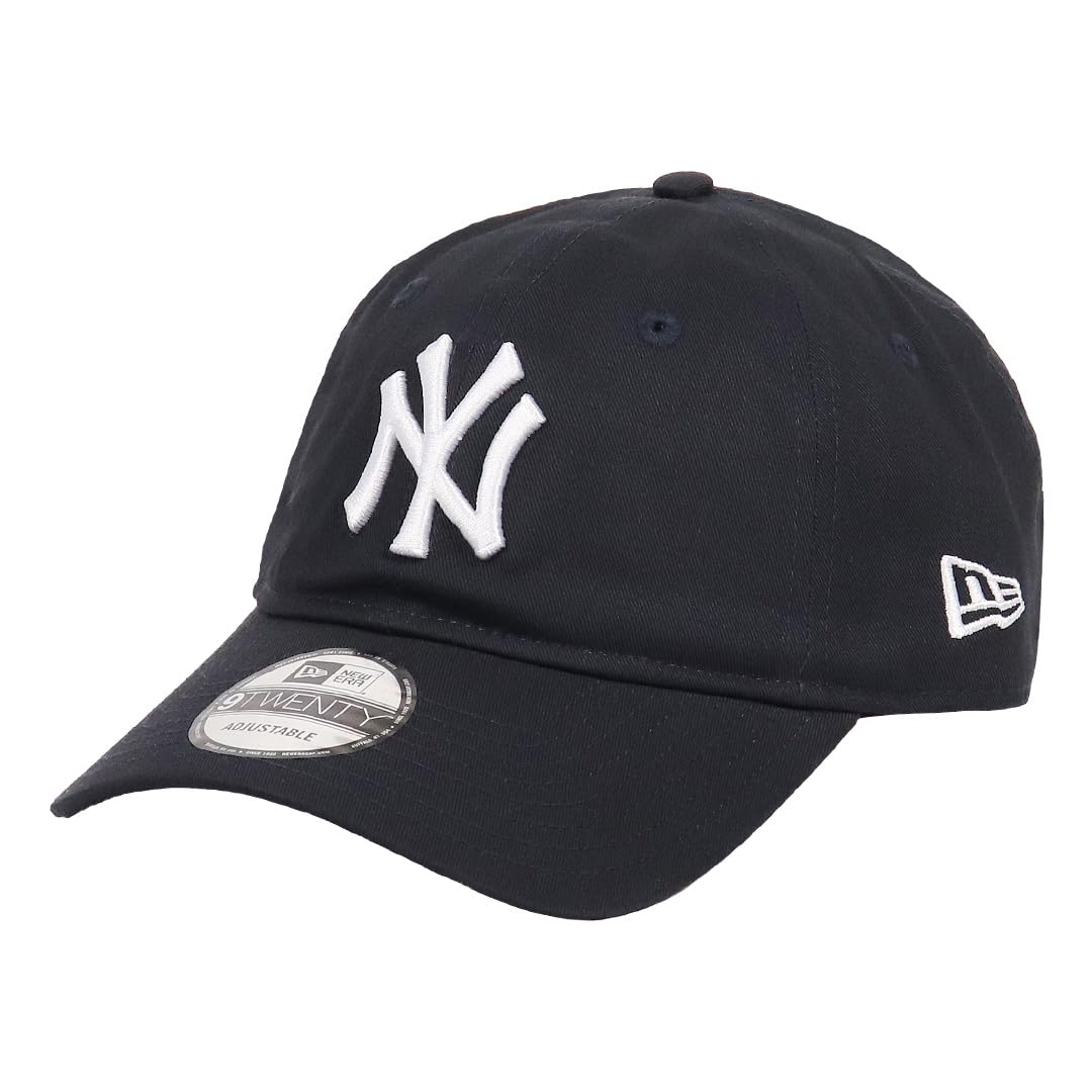 

[New Era] Кепка 9TWENTY MLB Высшая лига бейсбола Мужская Женская Низкая Кепка Логотип Бренда Шляпа Бейсбол Унисекс Гольф NEWERA Нью-Йорк Янкиз Основная Темно-синяя
