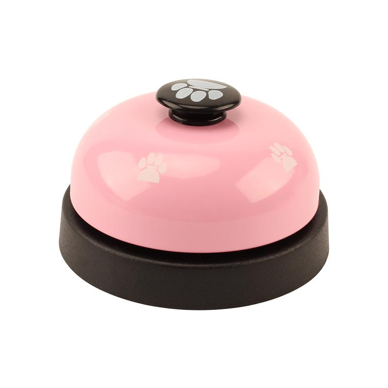 Pet Puzzle Toys Bell for Dog Cat Training Interactive Toy Dogs Cats Called Dinner Small Bells Footprint Ring Feeding Reminder