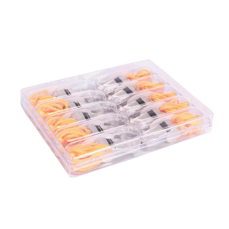 Ying Jia Stainless Steel Referee Whistle 10-Pack