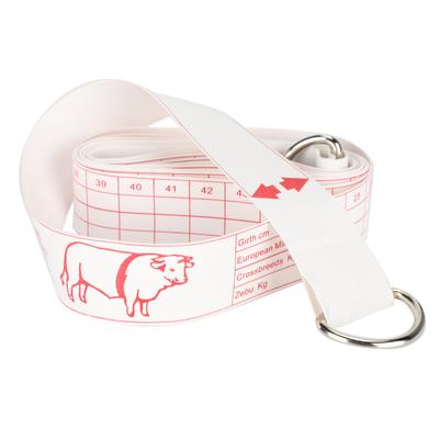 Mètre à mesurer pour vache de 220 cm pour le tour de poitrine et l'estimation du poids – Règle de poids corporel du bétail pour bovins, vaches hybrides, animaux de ferme
