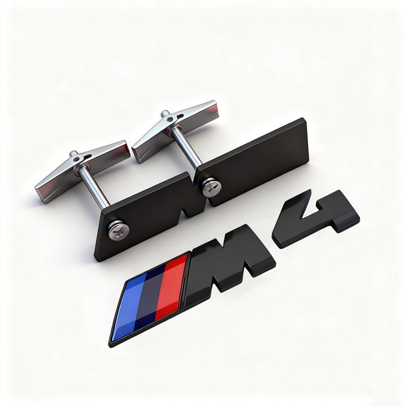 Car Front Grille M Badge Emblem Decoration Accessories Sticker For BMW M E46 E90 E60 F30 F10 E39 E36 F20 G30 G20 E87 E92 E91 E30 pdzr82